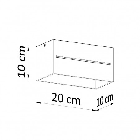 Plafon LOBO MAXI biały SL.0383 Sollux