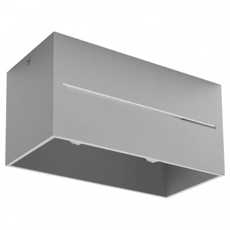 Plafon LOBO MAXI szary SL.0385 Sollux