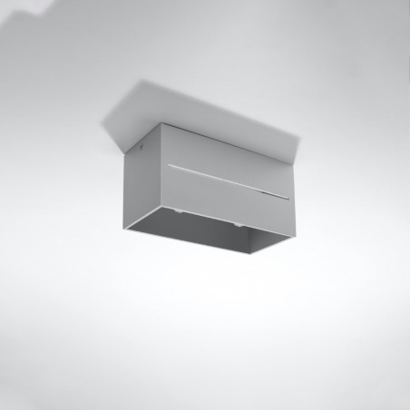Plafon LOBO MAXI szary SL.0385 Sollux