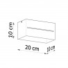 Plafon LOBO MAXI szary SL.0385 Sollux
