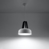 Lampa wisząca CASCO biała/czarna SL.0387 Sollux