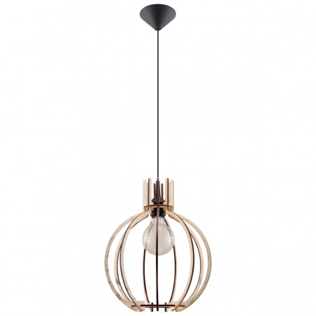 Lampa wisząca ARANCIA naturalne drewno SL.0391 Sollux