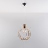 Lampa wisząca ARANCIA naturalne drewno SL.0391 Sollux