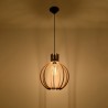 Lampa wisząca ARANCIA naturalne drewno SL.0391 Sollux