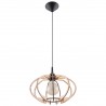 Lampa wisząca MANDELINO naturalne drewno SL.0392 Sollux