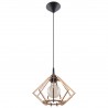 Lampa wisząca POMPELMO naturalne drewno SL.0393 Sollux