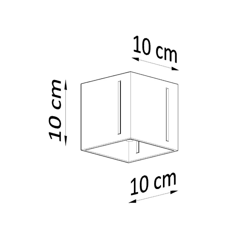 Plafon PIXAR szary SL.0399 Sollux
