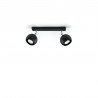 Plafon OCULARE 2 czarny SL.0444 Sollux