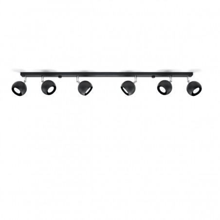 Plafon OCULARE 6L czarny SL.0448 Sollux