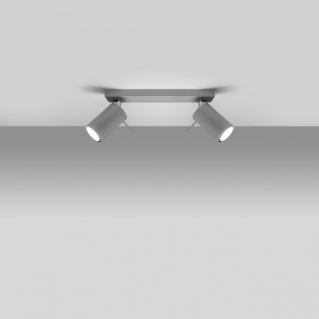 Plafon RING 2 szary SL.0450 Sollux