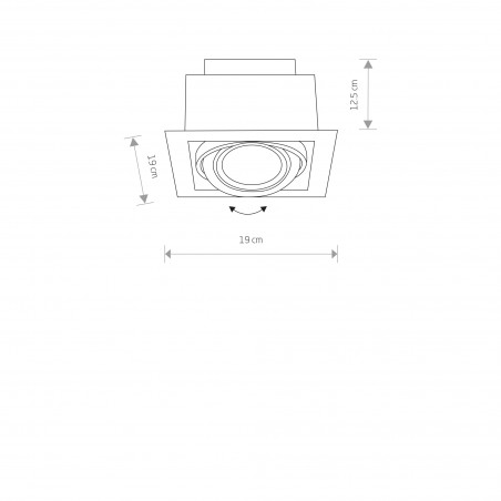 DOWNLIGHT ES111 Biały 1x15W