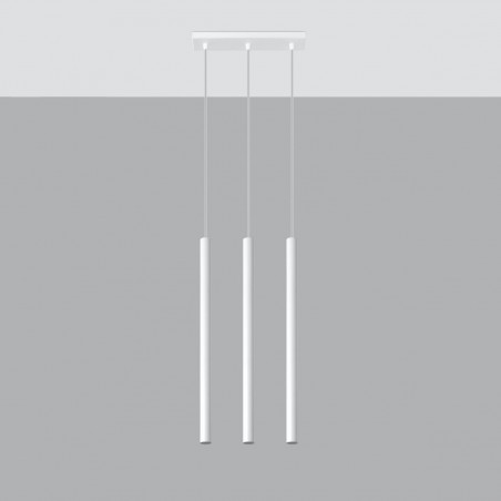 Lampa wisząca PASTELO 3 biała SL.0466 Sollux