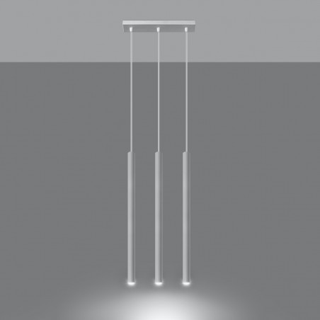 Lampa wisząca PASTELO 3 biała SL.0466 Sollux
