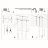 Lampa wisząca PASTELO 3 biała SL.0466 Sollux