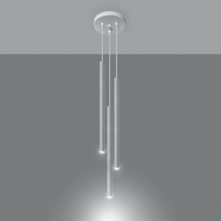 Lampa wisząca PASTELO 3P biała SL.0467 Sollux