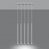 Lampa wisząca PASTELO 5 biała SL.0468 Sollux
