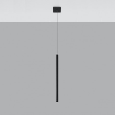 Lampa wisząca PASTELO 1 czarna SL.0469 Sollux