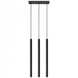 Lampa wisząca PASTELO 3 czarna SL.0470 Sollux