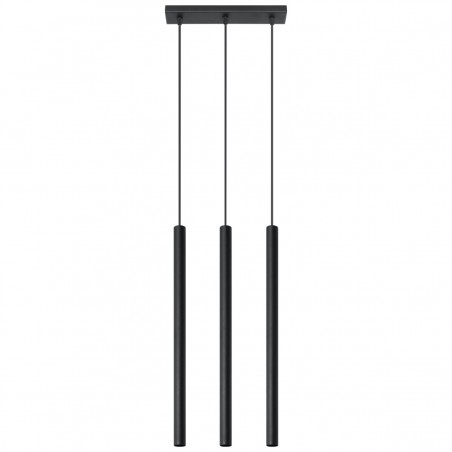 Lampa wisząca PASTELO 3 czarna SL.0470 Sollux