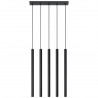 Lampa wisząca PASTELO 5 czarna SL.0472 Sollux