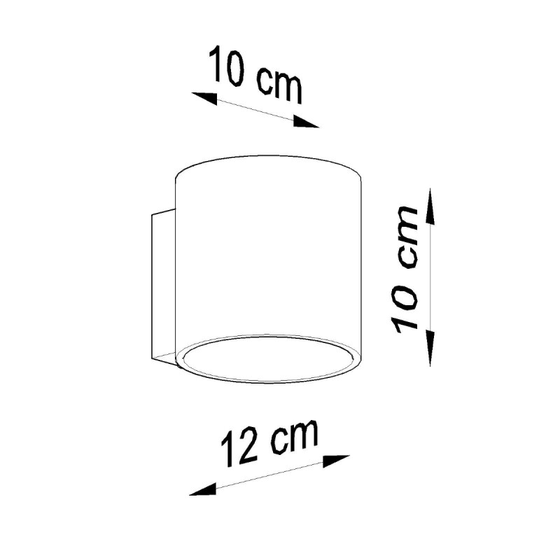 Kinkiet ORBIS beton SL.0486 Sollux