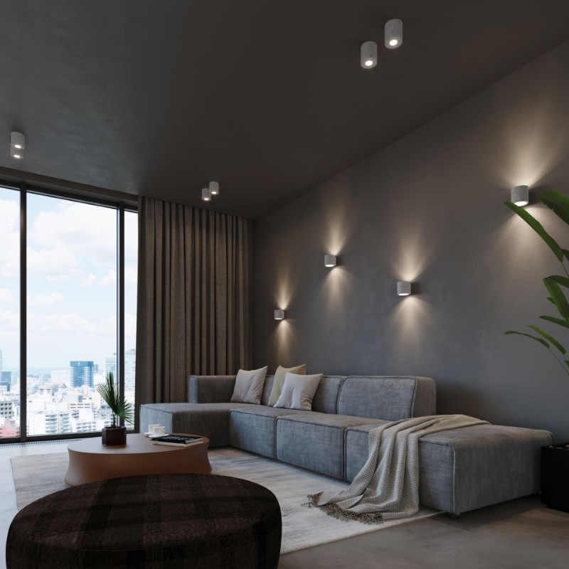 Kinkiet ORBIS beton SL.0486 Sollux