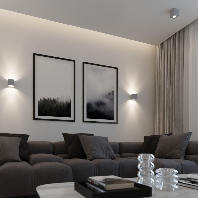 Kinkiet QUAD beton SL.0487 Sollux