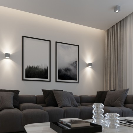 Plafon QUAD beton SL.0489 Sollux