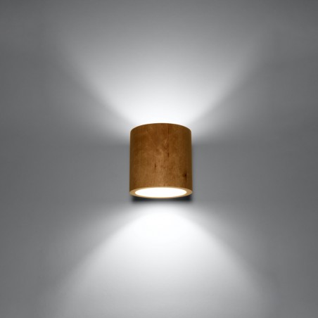 Kinkiet ORBIS naturalne drewno SL.0490 Sollux