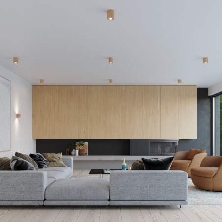 Kinkiet ORBIS naturalne drewno SL.0490 Sollux
