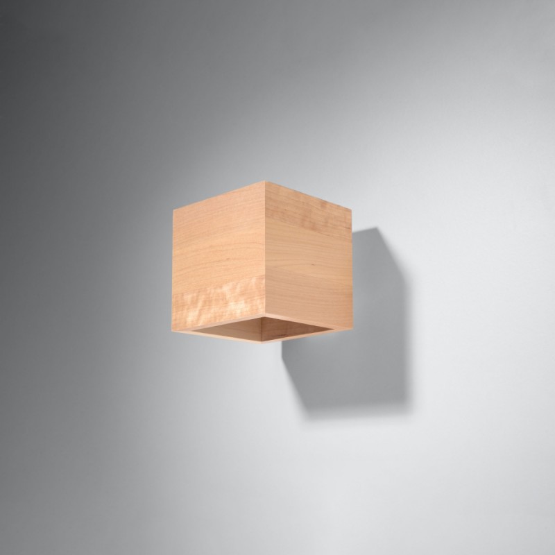 Kinkiet QUAD naturalne drewno SL.0491 Sollux
