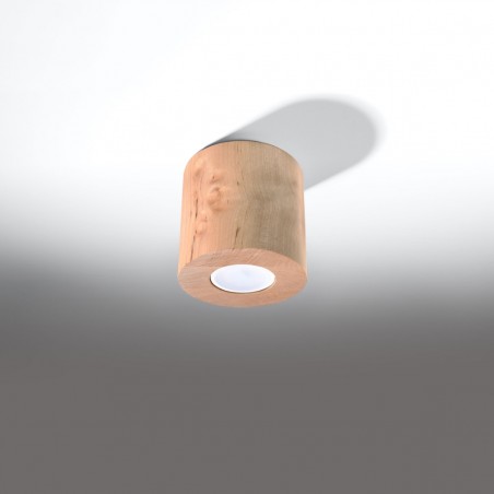 Plafon ORBIS naturalne drewno SL.0492 Sollux