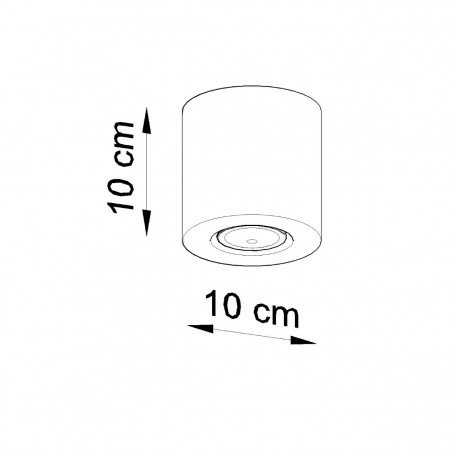 Plafon ORBIS naturalne drewno SL.0492 Sollux