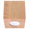 Plafon QUAD naturalne drewno SL.0493 Sollux