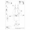 Plafon QUAD naturalne drewno SL.0493 Sollux