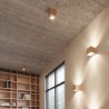 Plafon QUAD naturalne drewno SL.0493 Sollux