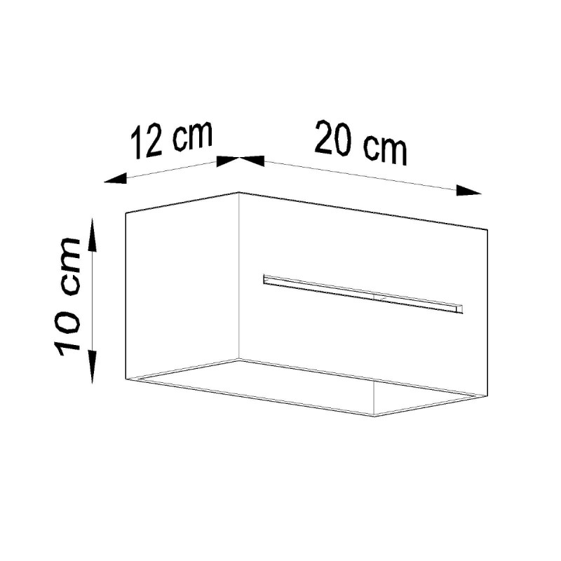 Kinkiet LOBO MAXI biały SL.0528 Sollux