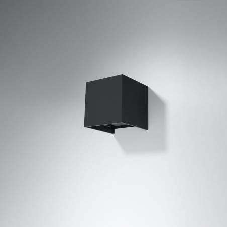 Kinkiet LUCA czarny LED IP54 SL.0545 Sollux