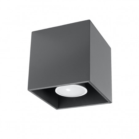 Plafon QUAD 1 antracyt SL.0567 Sollux Plafon QUAD 1 antracyt SL.0567 Sollux