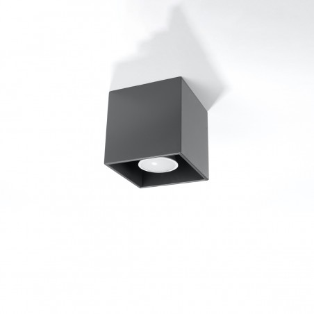 Plafon QUAD 1 antracyt SL.0567 Sollux