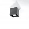 Plafon QUAD 1 antracyt SL.0567 Sollux
