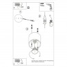 Plafon ORBIS 1 antracyt SL.0568 Sollux