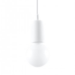 Lampa wisząca DIEGO 1 biała SL.0569 Sollux