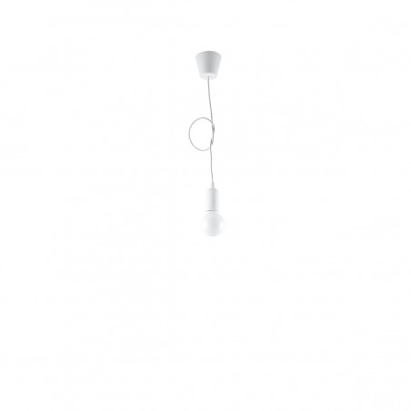 Lampa wisząca DIEGO 1 biała SL.0569 Sollux