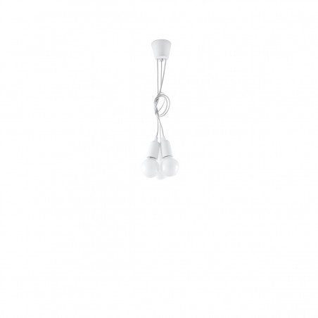 Lampa wisząca DIEGO 3 biała SL.0570 Sollux