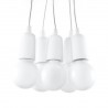 Lampa wisząca DIEGO 5 biała SL.0571 Sollux