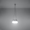 Lampa wisząca DIEGO 5 biała SL.0571 Sollux
