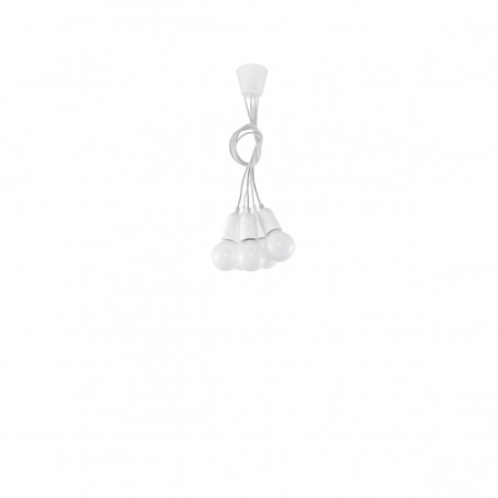 Lampa wisząca DIEGO 5 biała SL.0571 Sollux