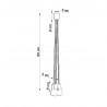 Lampa wisząca DIEGO 5 biała SL.0571 Sollux