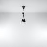 Lampa wisząca DIEGO 3 czarna SL.0573 Sollux